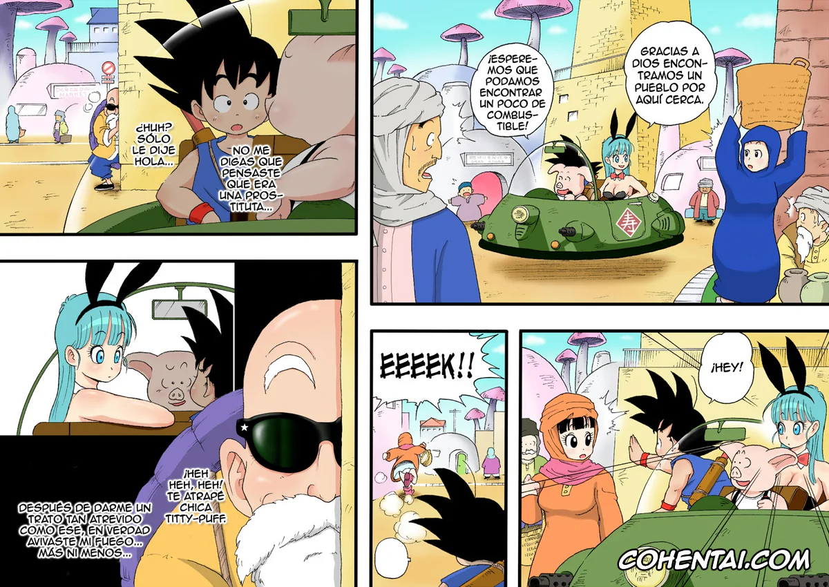 Dragon Ball xxx, Bulma Briefs xxx, Master Roshi xxx, Danganball Kanzen Mousou Han 04 (Dragon Ball), pagina 4