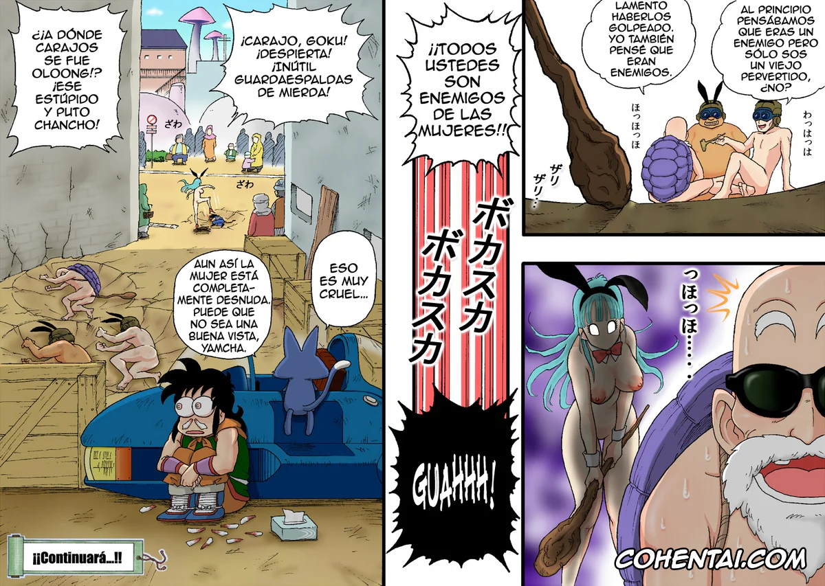 Dragon Ball hentai, Bulma Briefs hentai, Master Roshi hentai, Danganball Kanzen Mousou Han 04 (Dragon Ball), pagina 39