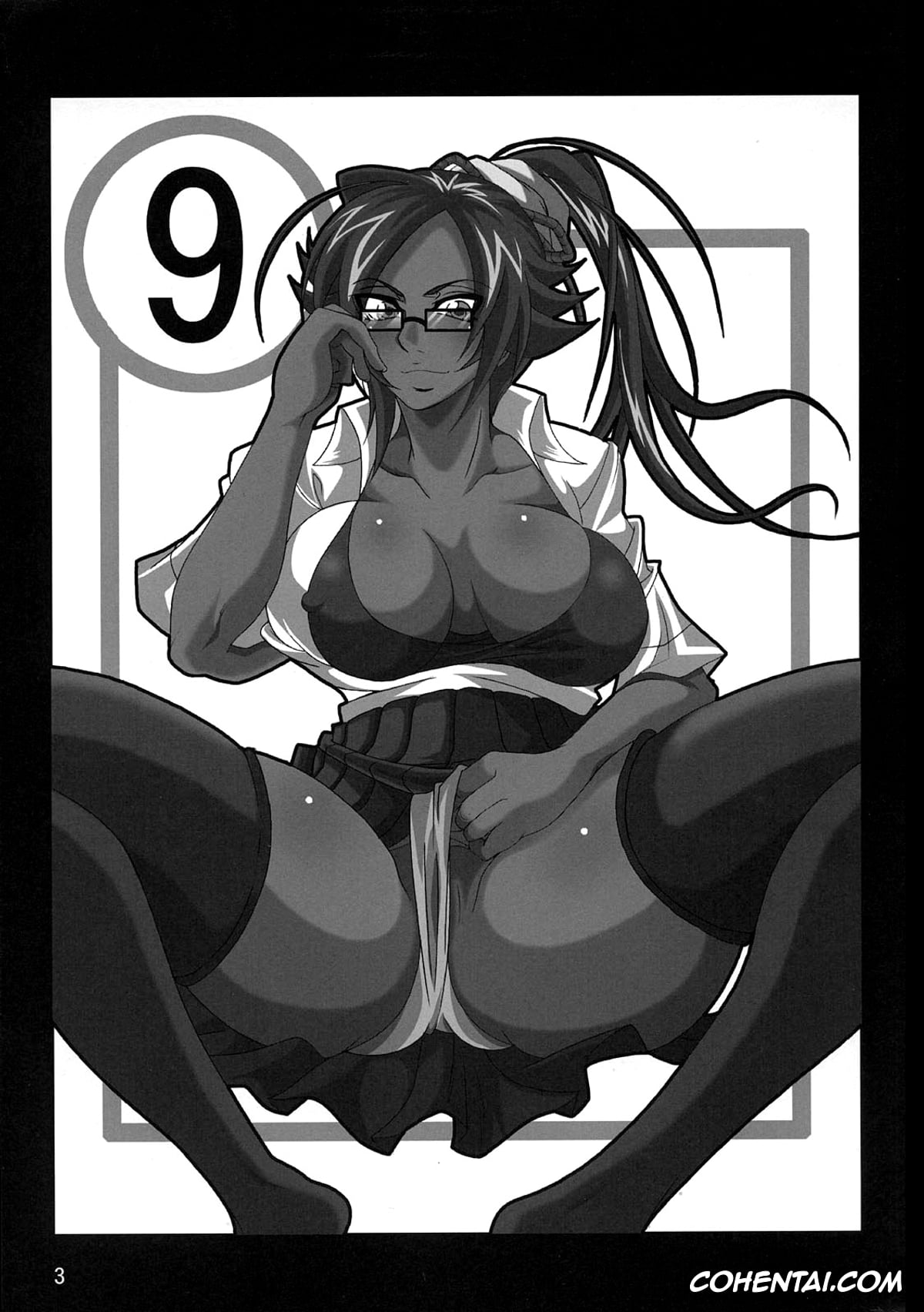 Bleach porno, One Piece porno, Boa Hancock porno, Yoruichi Shihoin porno, Benten Kairaku 9 (Bleach, One Piece), pagina 2