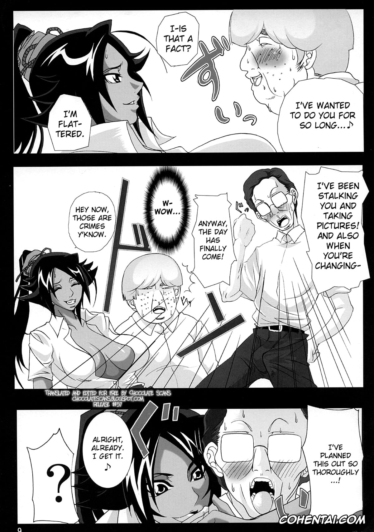 Bleach porno, One Piece porno, Boa Hancock porno, Yoruichi Shihoin porno, Benten Kairaku 9 (Bleach, One Piece), pagina 8