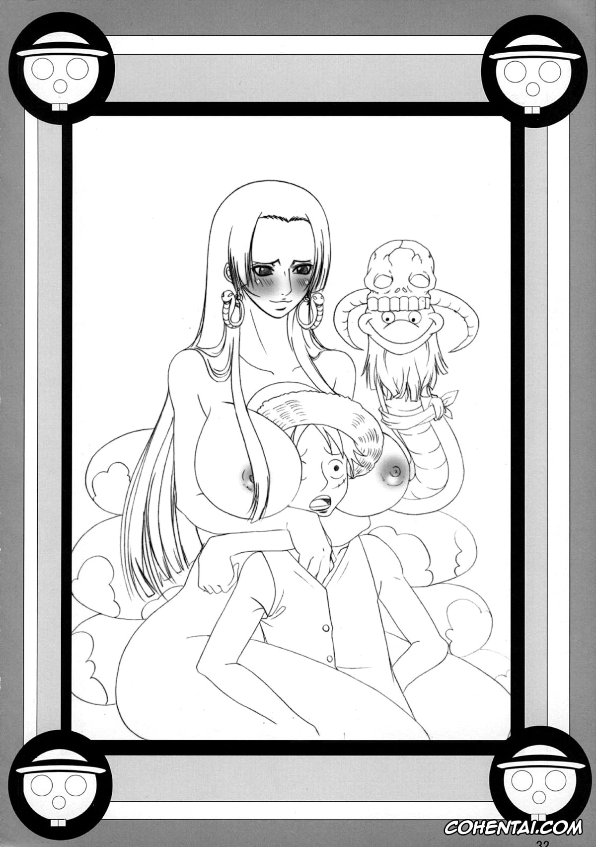 Bleach xxx, One Piece xxx, Boa Hancock xxx, Yoruichi Shihoin xxx, Benten Kairaku 9 (Bleach, One Piece), pagina 31
