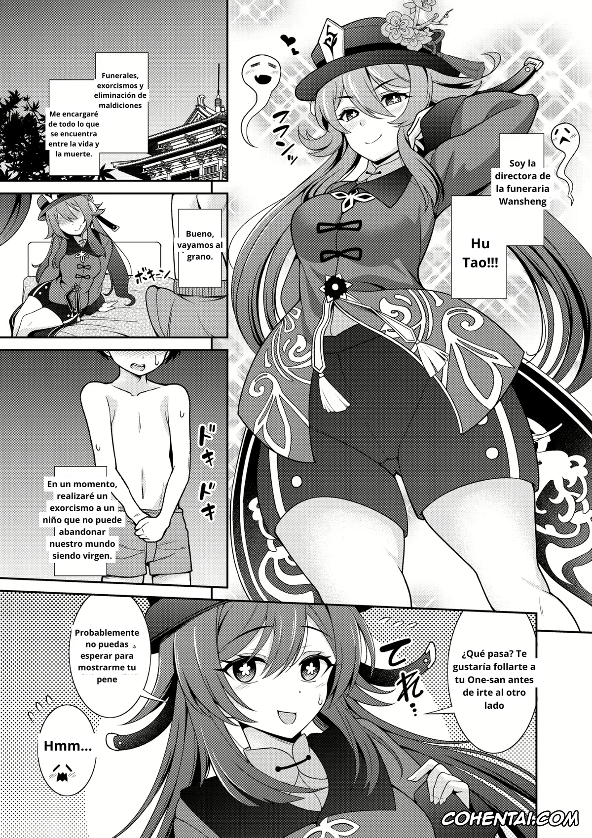 Genshin Impact porno, Hu Tao porno, Zenin!! Anoyo Iki (Genshin Impact), pagina 2