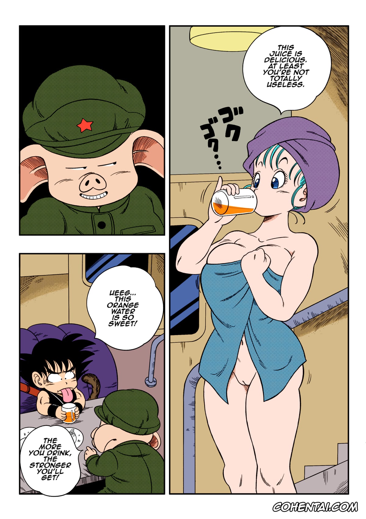 Dragon Ball xxx, Bulma Briefs xxx, Oolong xxx, Henkatsu! (Dragon Ball), pagina 4