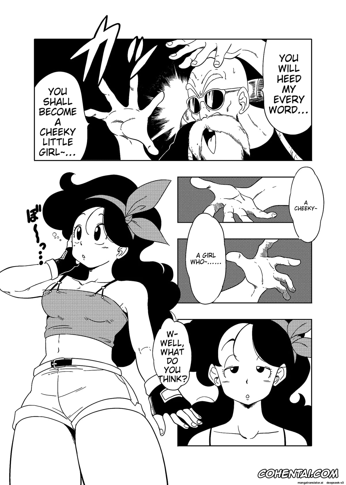 Dragon Ball xxx, Lunch xxx, Master Roshi xxx, DB-X Kame Sennin x Lunch Hen (Dragon Ball Z), pagina 4