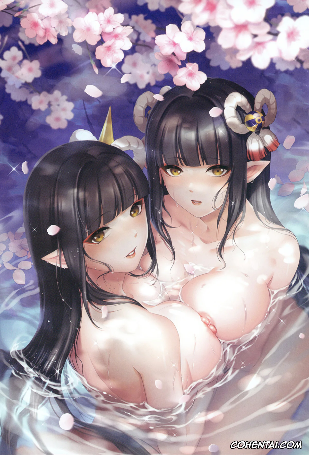 Monster Hunter porno, Hinoa porno, Minoto porno, Ryuujin Futago no Omotenashi (Monster Hunter Rise), pagina 2