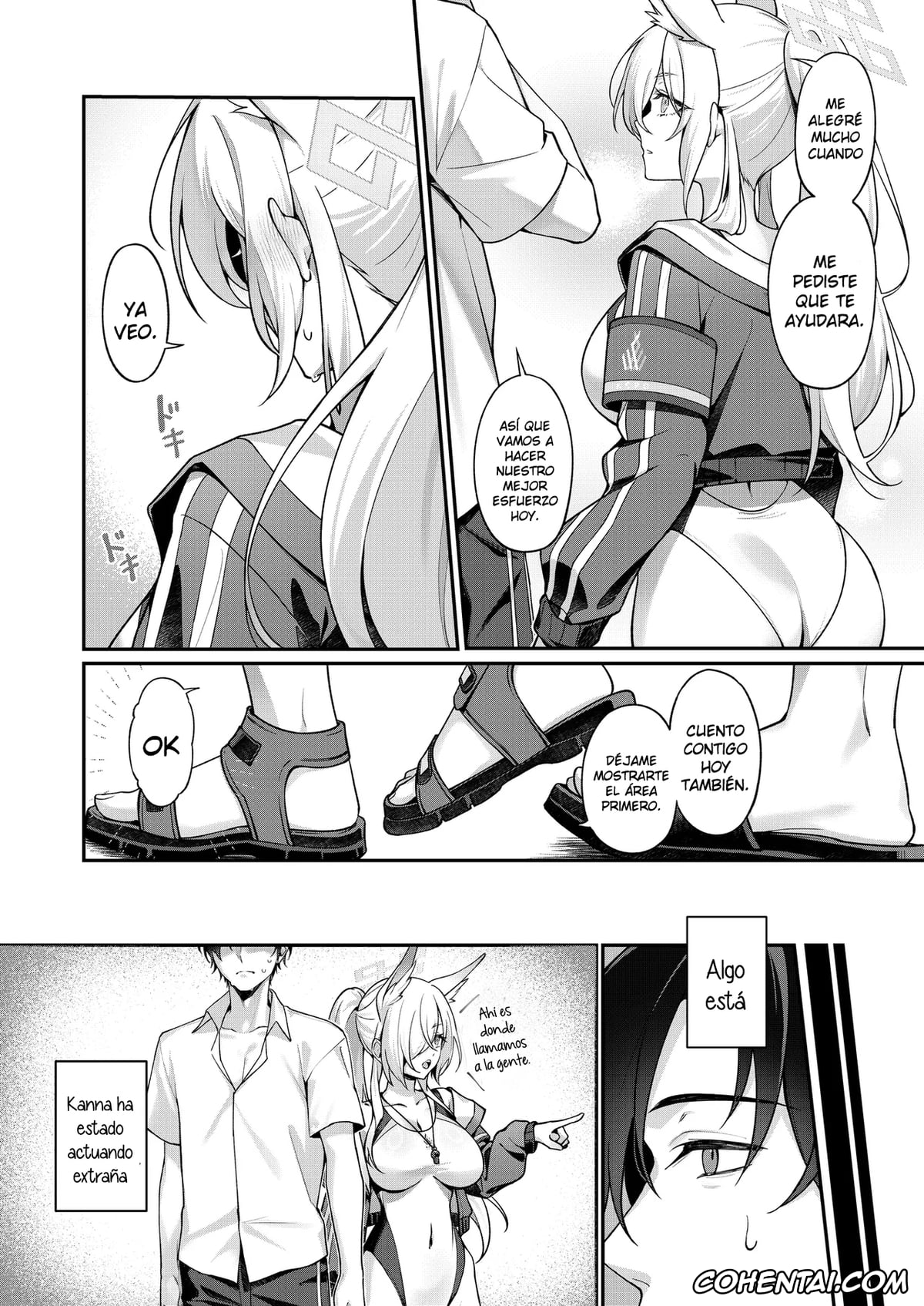 Blue Archive hentai, Kanna Ogata hentai, Sensei hentai, Kanna to Iyashiai (Blue Archive), pagina 3