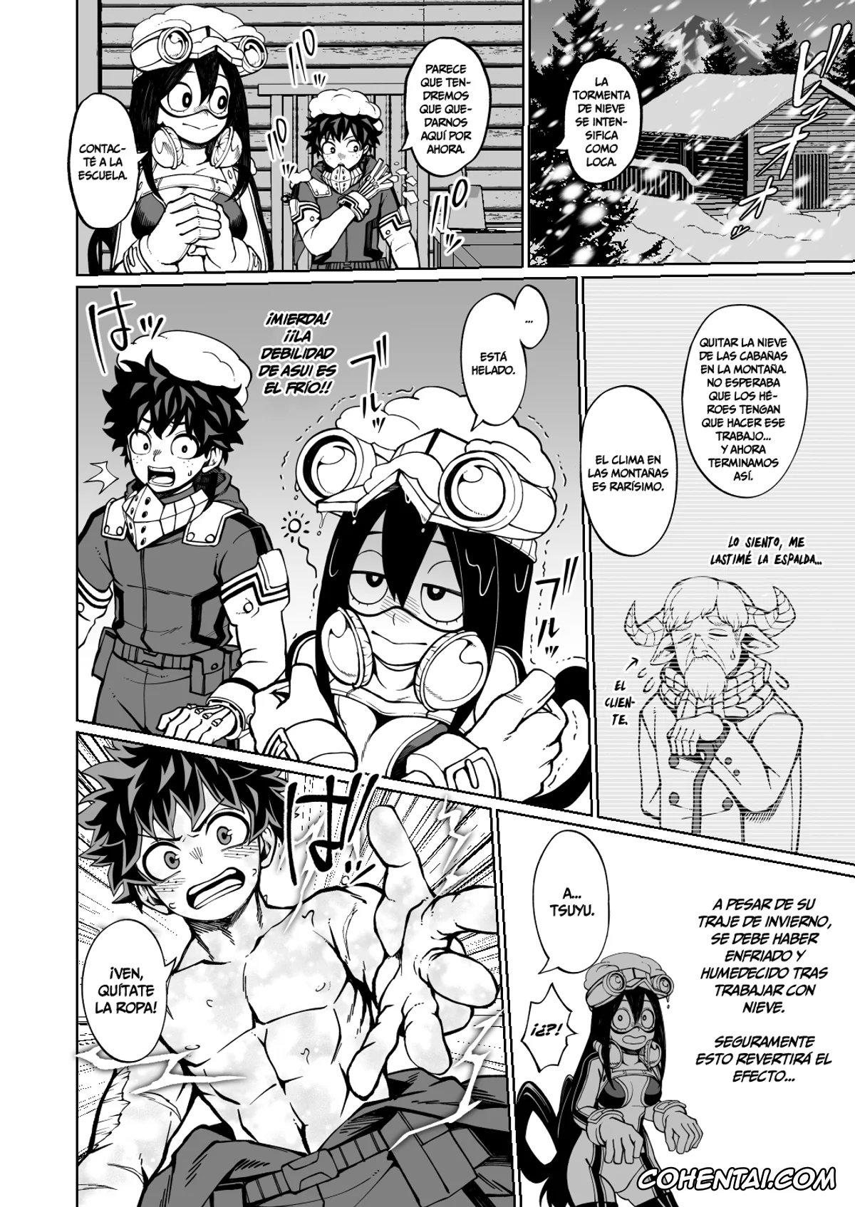 My Hero Academia | Boku No Hero Academia xxx, Izuku Midoriya xxx, Tsuyu Asui xxx, Wakeau Taion (Boku no Hero Academia), pagina 1