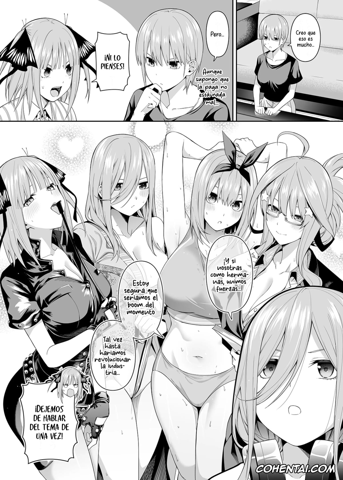 Gotoubun No Hanayome | The Quintessential Quintuplets hentai, Ichika Nakano hentai, 1/5 no Renai Kanjou (Gotoubun no Hanayome), pagina 9