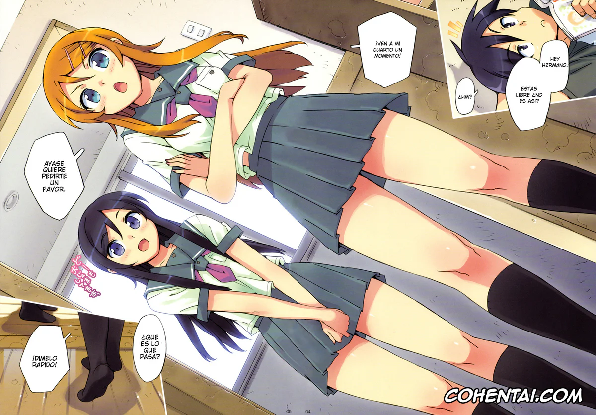 Ore No Imouto Ga Konna Ni Kawaii Wake Ga Nai | My Little Sister Cant Be This Cute xxx, Ayase Aragaki xxx, Kirino Kousaka xxx, Kyousuke Kousaka xxx, Ore no Imouto to, Imouto no Tomodachi ni Nama de Nakadashi Suru. (Ore no Imouto ga Konna ni Kawaii Wake ga Nai), pagina 4