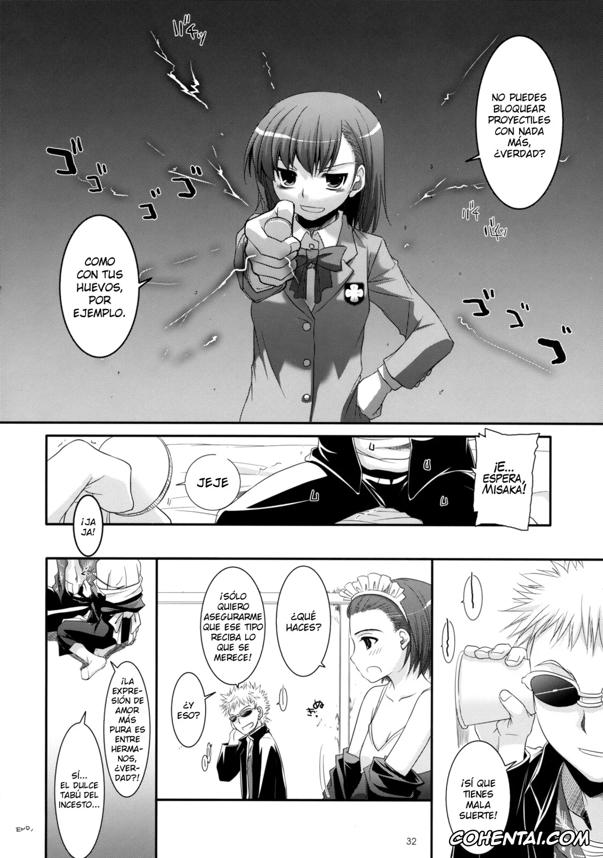Toaru Project xxx, Agnese Sanctis xxx, Aisa Himegami xxx, Hyouka Kazakiri xxx, Index Librorum Prohibitorum xxx, Itsuwa xxx, Kaori Kanzaki xxx, Mikoto Misaka xxx, Orsola Aquinas xxx, D.L. Action 47 (Toaru Majutsu no Index), pagina 31