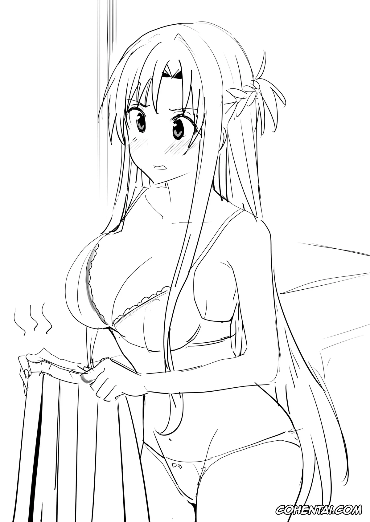 Sword Art Online hentai, Asuna Yuuki hentai, Asuna SP (Sword Art Online), pagina 3