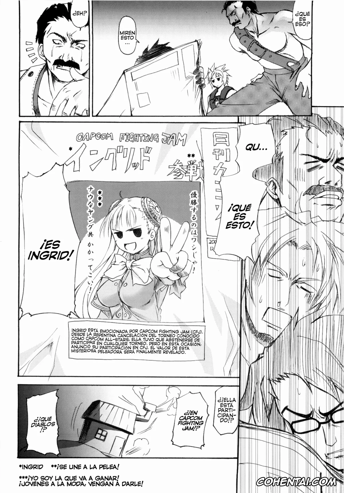 Final Fight porno, Street Fighter porno, Ingrid porno, Mike Haggar porno, Ingrid Jam (Street Fighter, Final Fight), pagina 5
