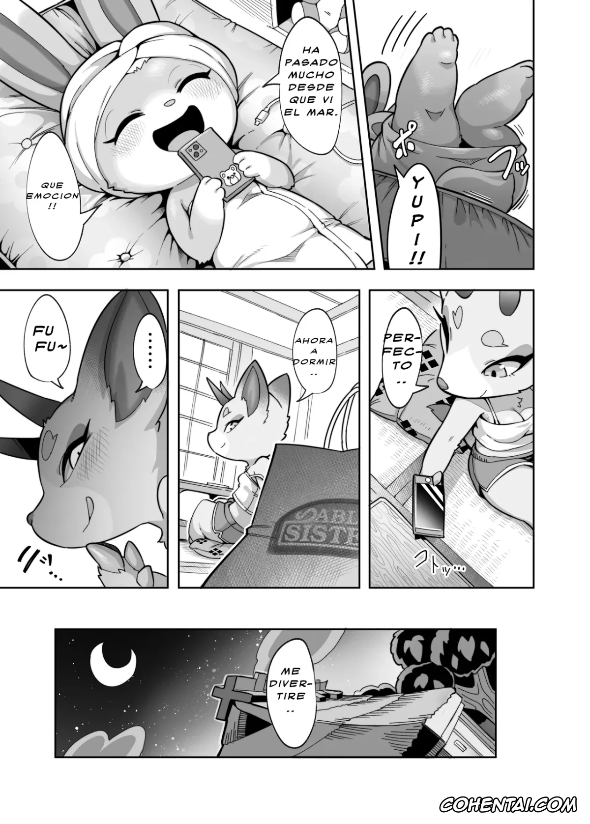 Animal Crossing hentai, Sasha hentai, Shino hentai, Umi to Ieba Aoharu yori Aokan desho (Animal Crossing), pagina 6