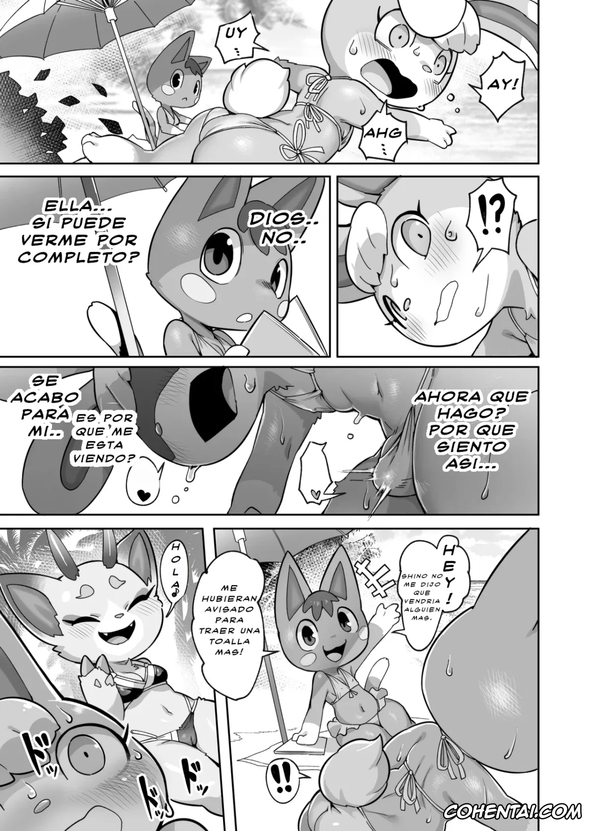 Animal Crossing xxx, Sasha xxx, Shino xxx, Umi to Ieba Aoharu yori Aokan desho (Animal Crossing), pagina 10