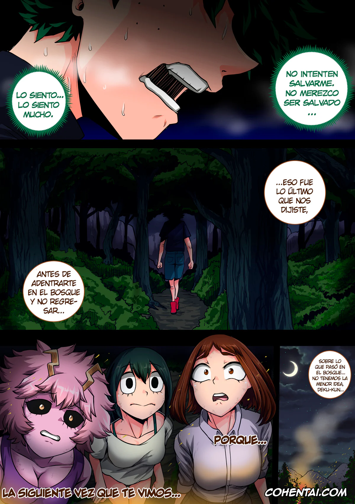 My Hero Academia | Boku No Hero Academia hentai, Izuku Midoriya hentai, Mina Ashido hentai, Ochako Uraraka hentai, Tsuyu Asui hentai, Boku no Harem Academia Ch. 8: Kanojo-tachi no Kesshin (kouhen) (Boku no Hero Academia), pagina 9