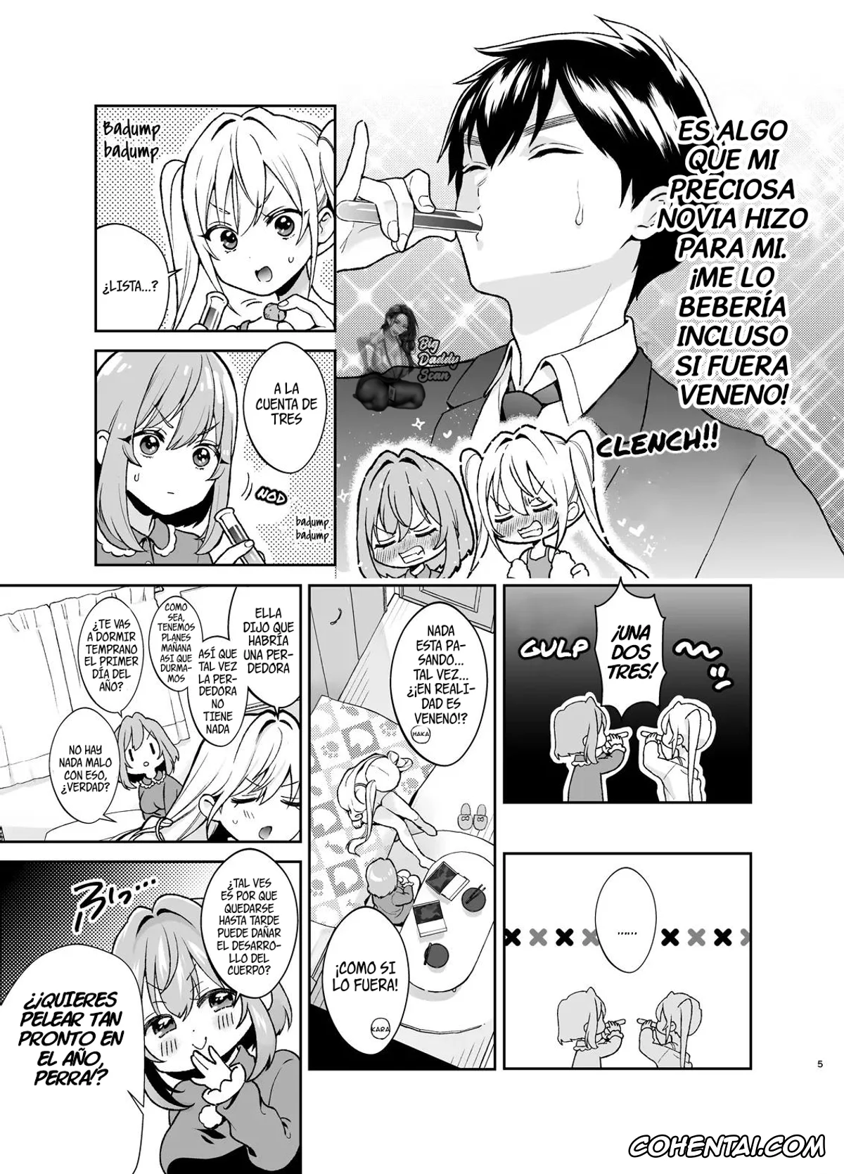 Kimi no Koto ga Daidaidaidaidaisuki na 100-nin no Kanojo xxx, Hakari Hanazono xxx, Karane Inda xxx, Rentarou Aijou xxx, Hakari to Karane to IchaLove H suru HON (Kimi no Koto ga Daidaidaidaidaisuki na 100-nin no Kanojo), pagina 4