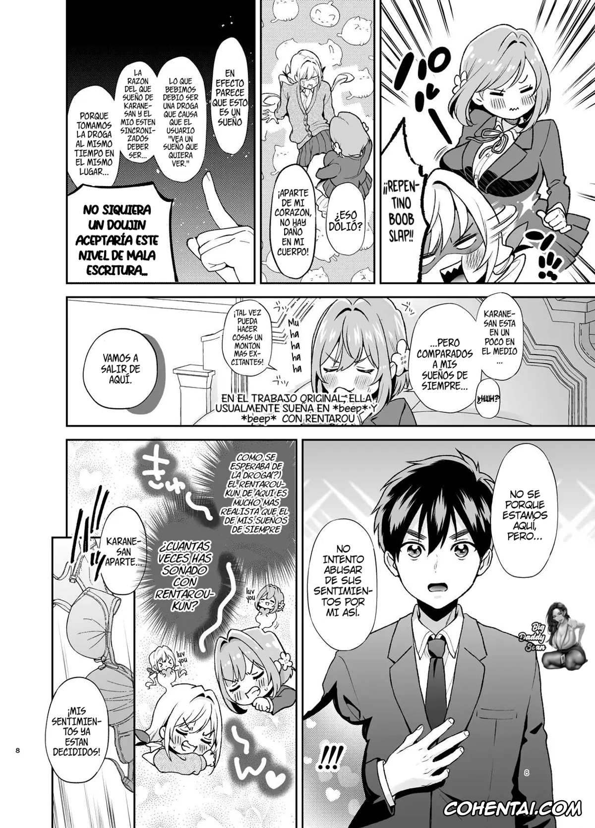 Kimi no Koto ga Daidaidaidaidaisuki na 100-nin no Kanojo xxx, Hakari Hanazono xxx, Karane Inda xxx, Rentarou Aijou xxx, Hakari to Karane to IchaLove H suru HON (Kimi no Koto ga Daidaidaidaidaisuki na 100-nin no Kanojo), pagina 7