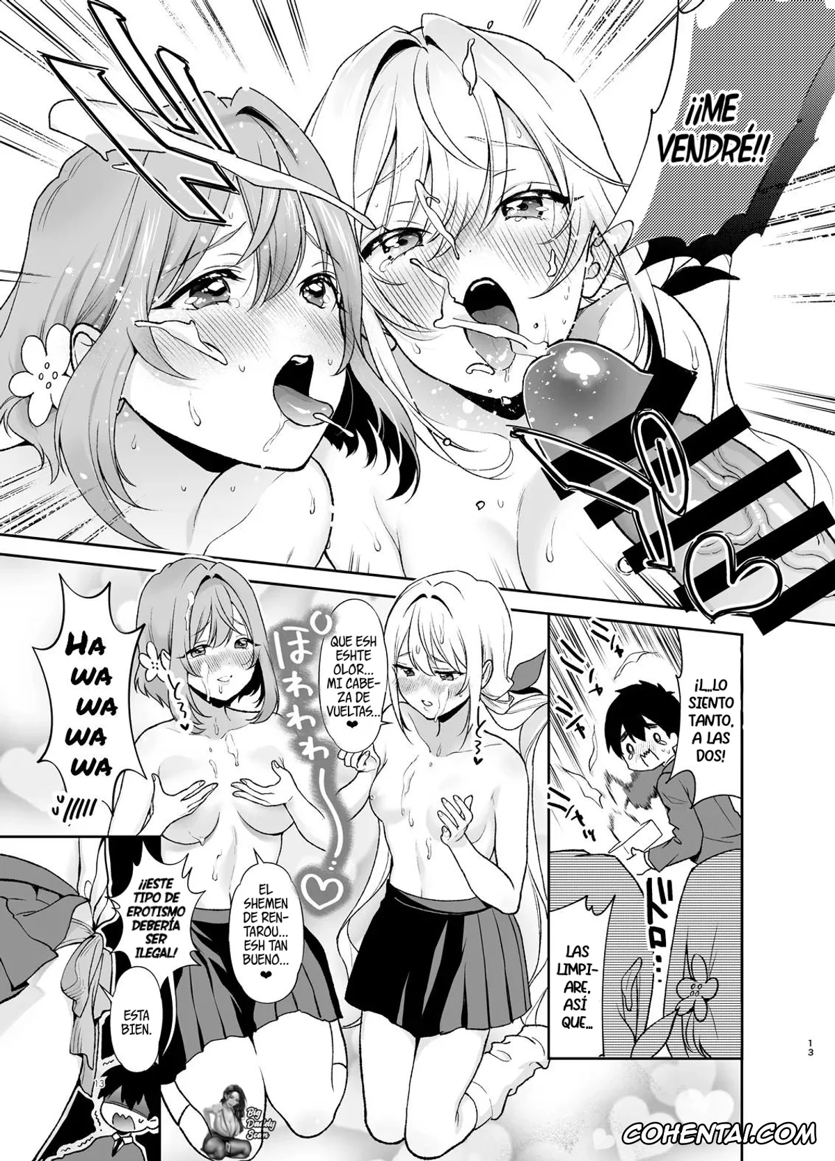 Kimi no Koto ga Daidaidaidaidaisuki na 100-nin no Kanojo hentai, Hakari Hanazono hentai, Karane Inda hentai, Rentarou Aijou hentai, Hakari to Karane to IchaLove H suru HON (Kimi no Koto ga Daidaidaidaidaisuki na 100-nin no Kanojo), pagina 12