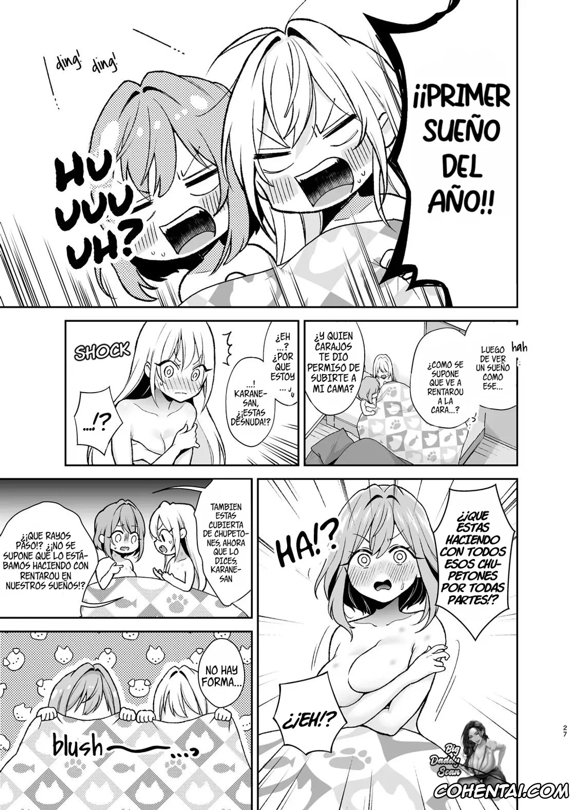Kimi no Koto ga Daidaidaidaidaisuki na 100-nin no Kanojo xxx, Hakari Hanazono xxx, Karane Inda xxx, Rentarou Aijou xxx, Hakari to Karane to IchaLove H suru HON (Kimi no Koto ga Daidaidaidaidaisuki na 100-nin no Kanojo), pagina 25