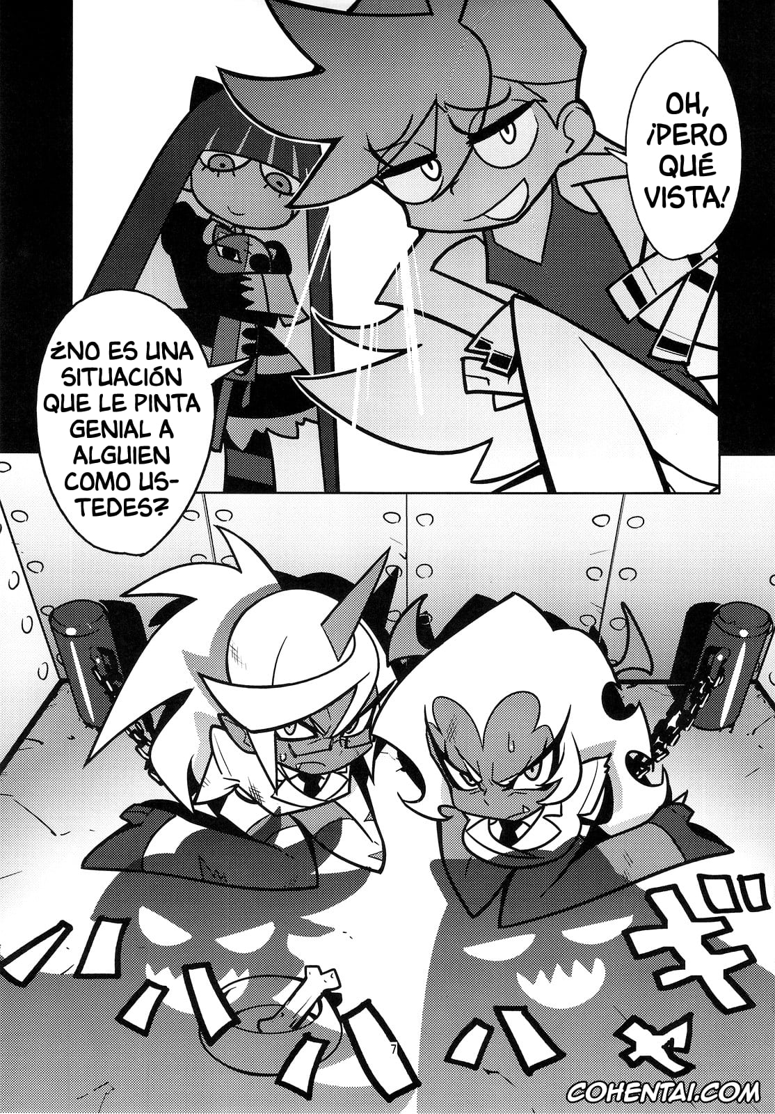 Panty & Stocking with Garterbelt porno, Kneesocks Demon porno, Panty Anarchy porno, Scanty Demon porno, Stocking Anarchy porno, Oshioki! Demon Sisters (Panty & Stocking with Garterbelt), pagina 8