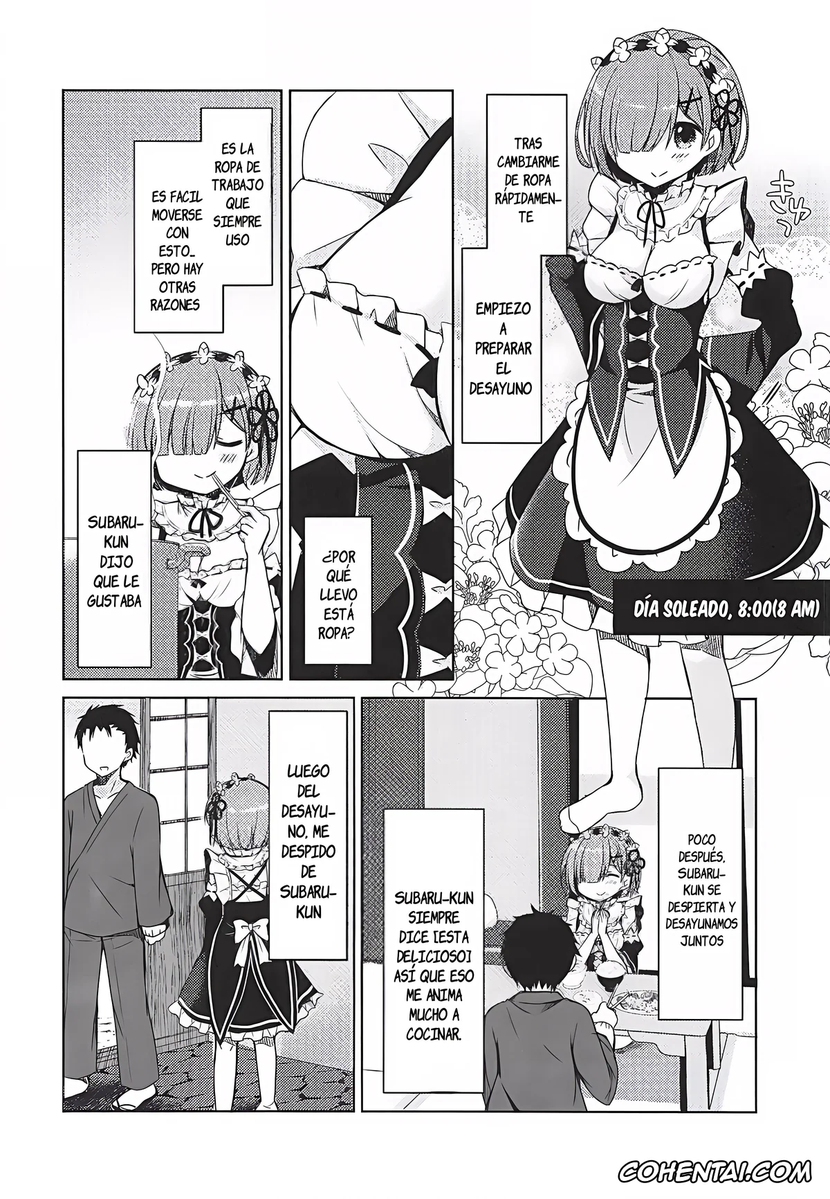 Re:Zero kara Hajimeru Isekai Seikatsu porno, Rem porno, Subaru Natsuki porno, Natsuki Rem no Shinkon Seikatsu 24-ji (Re:Zero kara Hajimeru Isekai Seikatsu), pagina 5