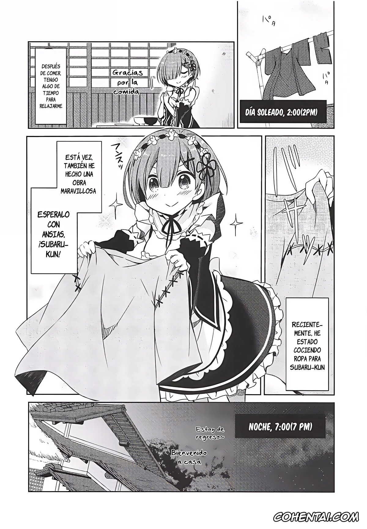 Re:Zero kara Hajimeru Isekai Seikatsu xxx, Rem xxx, Subaru Natsuki xxx, Natsuki Rem no Shinkon Seikatsu 24-ji (Re:Zero kara Hajimeru Isekai Seikatsu), pagina 7