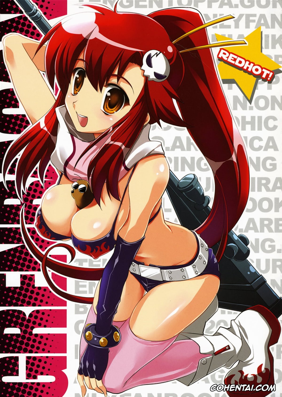 Tengen Toppa Gurren Lagann xxx, Kamina xxx, Simon xxx, Yoko Ritona | Yoko Littner xxx, Red Hot! (Tengen Toppa Gurren Lagann), pagina 1