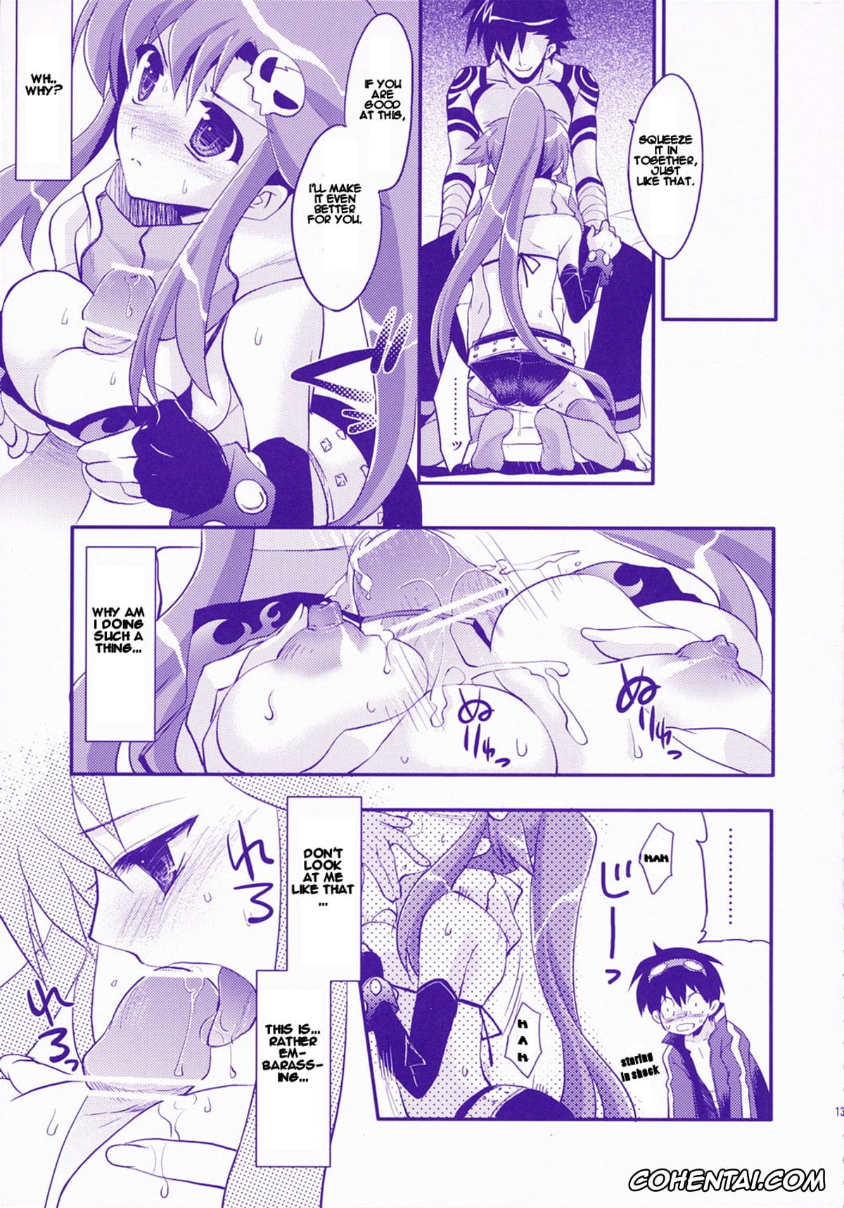 Tengen Toppa Gurren Lagann hentai, Kamina hentai, Simon hentai, Yoko Ritona | Yoko Littner hentai, Red Hot! (Tengen Toppa Gurren Lagann), pagina 12