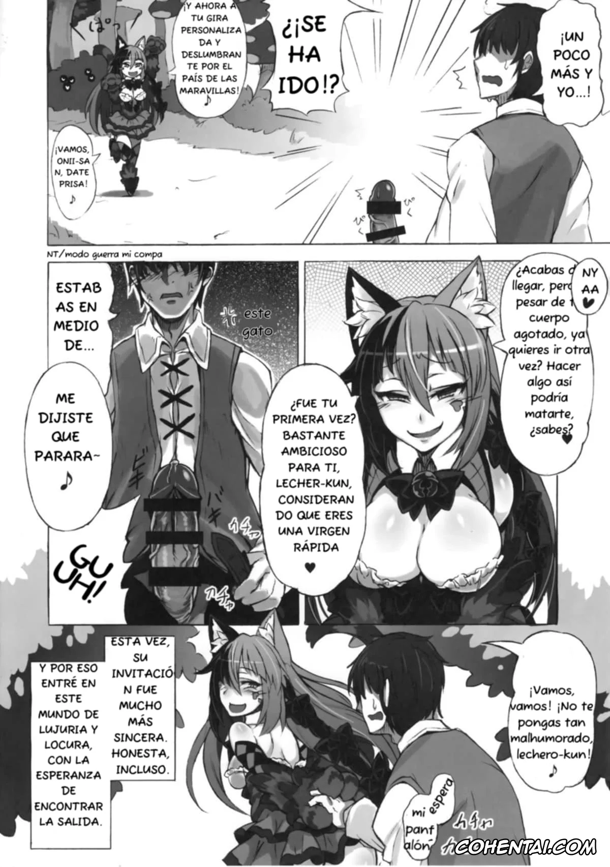 Alice In Wonderland xxx, Mamono Musume Zukan | Monster Girl Encyclopedia xxx, Cheshire Cat xxx, Mamono Musume Zukan Higai Houkoku ~Cheshire Neko no Oidemase Fushigi no Kuni~, pagina 7