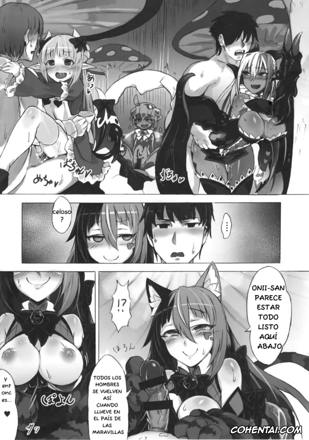 Alice In Wonderland xxx, Mamono Musume Zukan | Monster Girl Encyclopedia xxx, Cheshire Cat xxx, Mamono Musume Zukan Higai Houkoku ~Cheshire Neko no Oidemase Fushigi no Kuni~, pagina 10