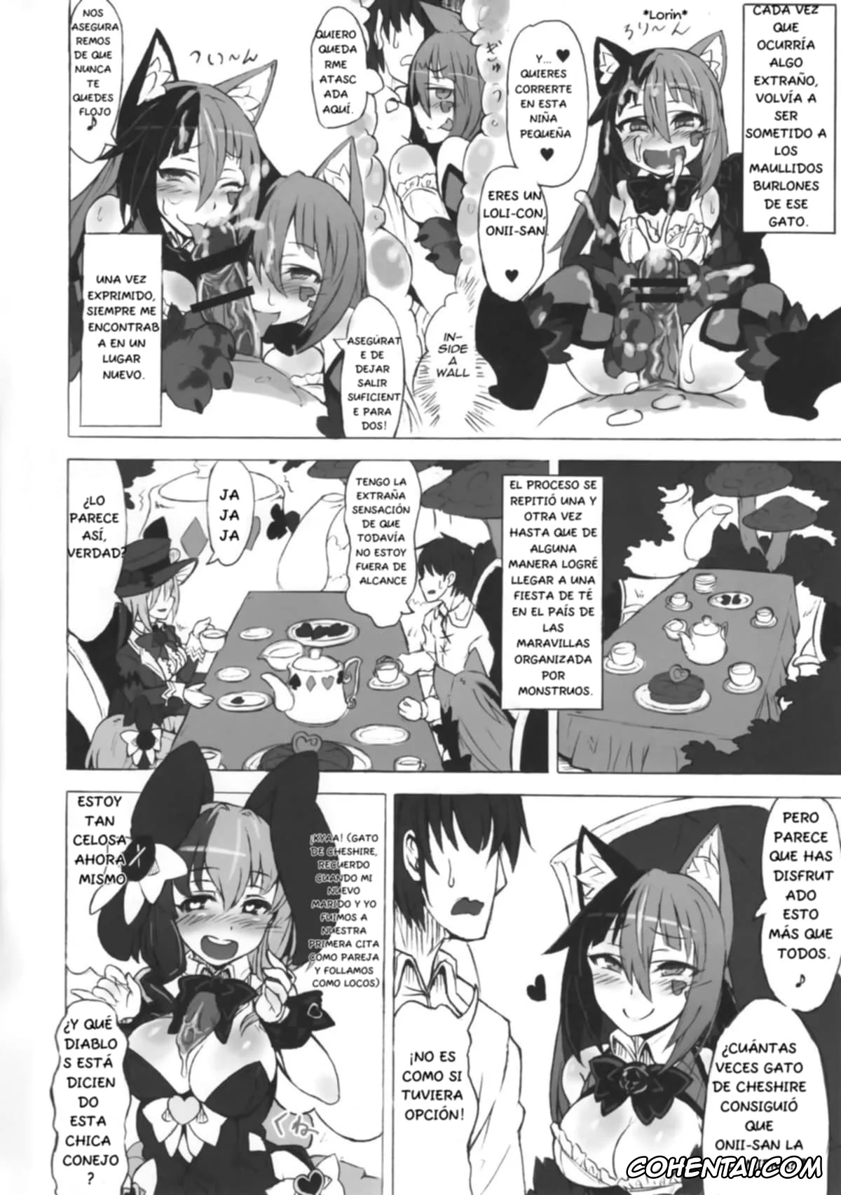 Alice In Wonderland xxx, Mamono Musume Zukan | Monster Girl Encyclopedia xxx, Cheshire Cat xxx, Mamono Musume Zukan Higai Houkoku ~Cheshire Neko no Oidemase Fushigi no Kuni~, pagina 13