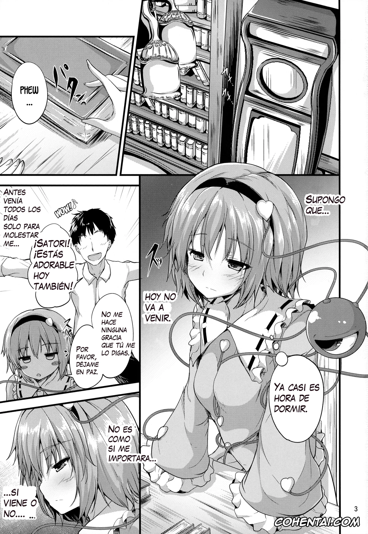 Touhou Project porno, Satori Komeiji porno, Kakushigoto (Touhou Project), pagina 2