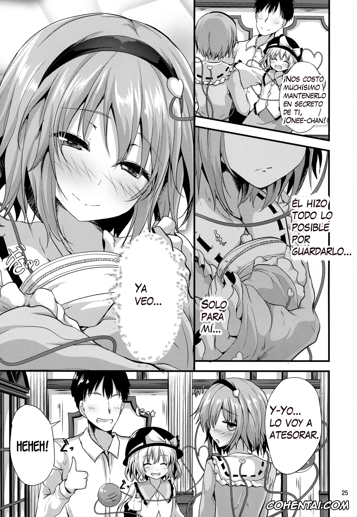 Touhou Project hentai, Satori Komeiji hentai, Kakushigoto (Touhou Project), pagina 24