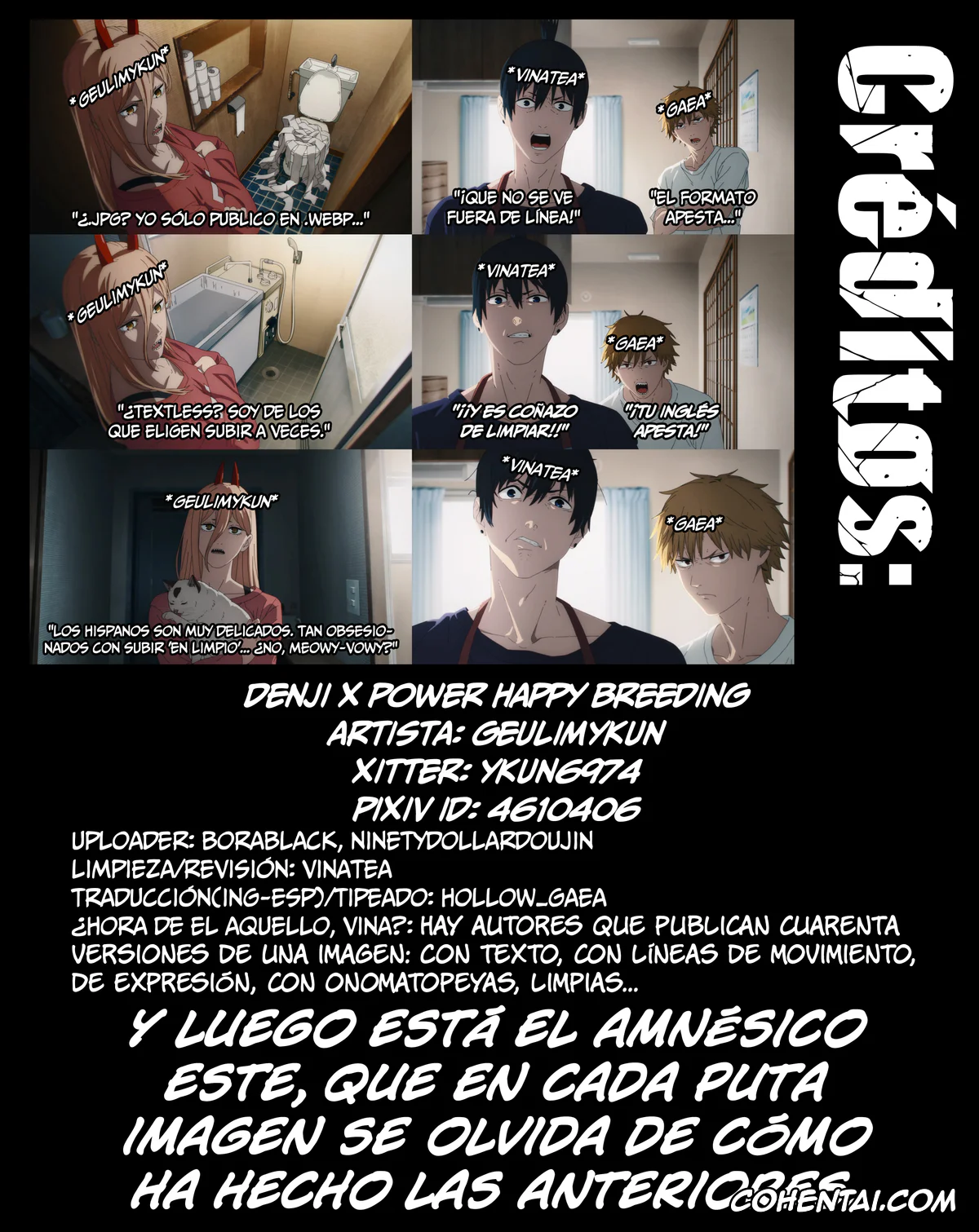 Chainsaw Man xxx, Denji xxx, Power xxx, SEXO FELIZ CON DENJI Y POWER 🧬🧬🧬 (Chainsaw Man), pagina 19