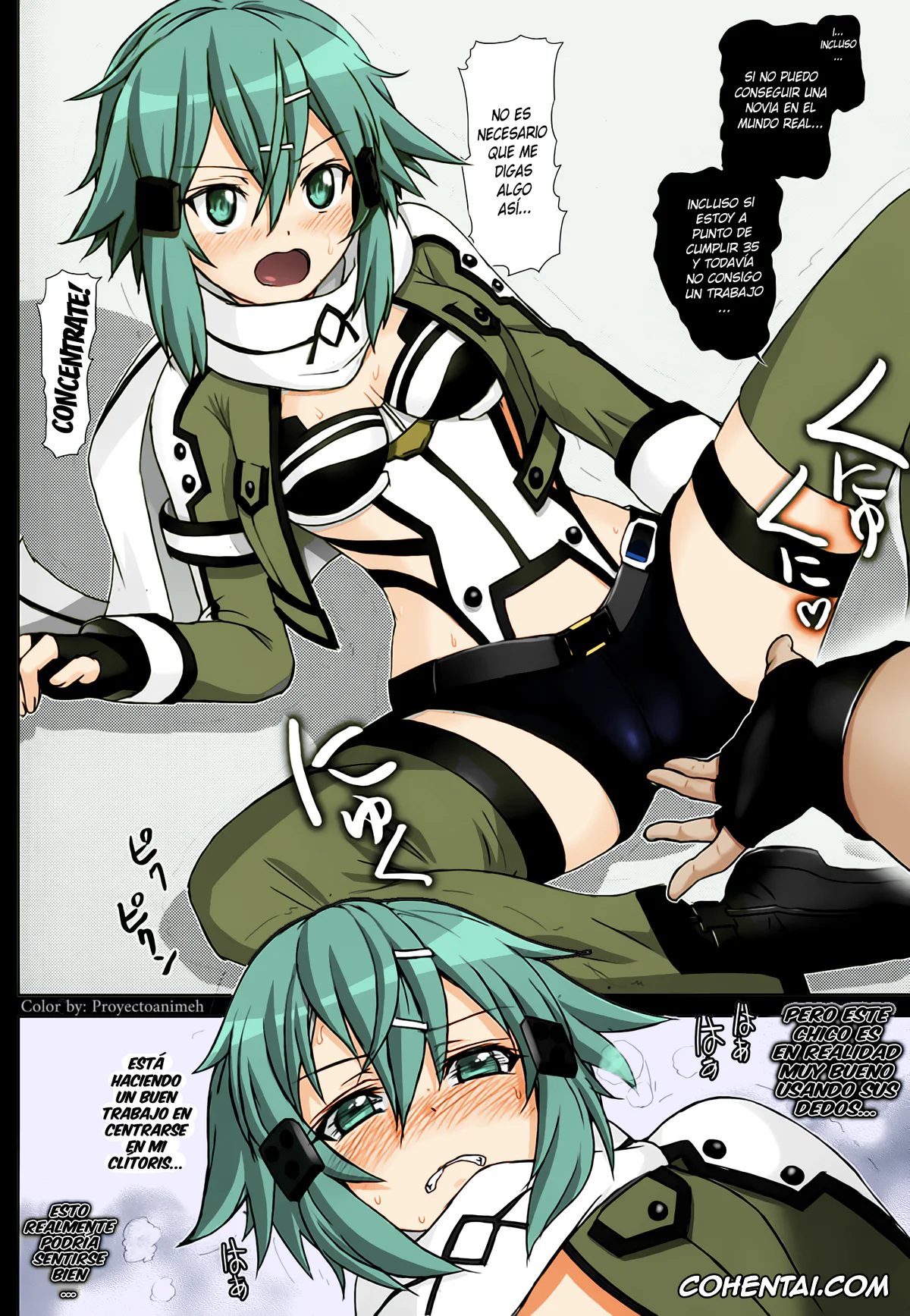 Sword Art Online porno, Shino Asada | Sinon porno, Koshurasete Shinon-san (Sword Art Online), pagina 5