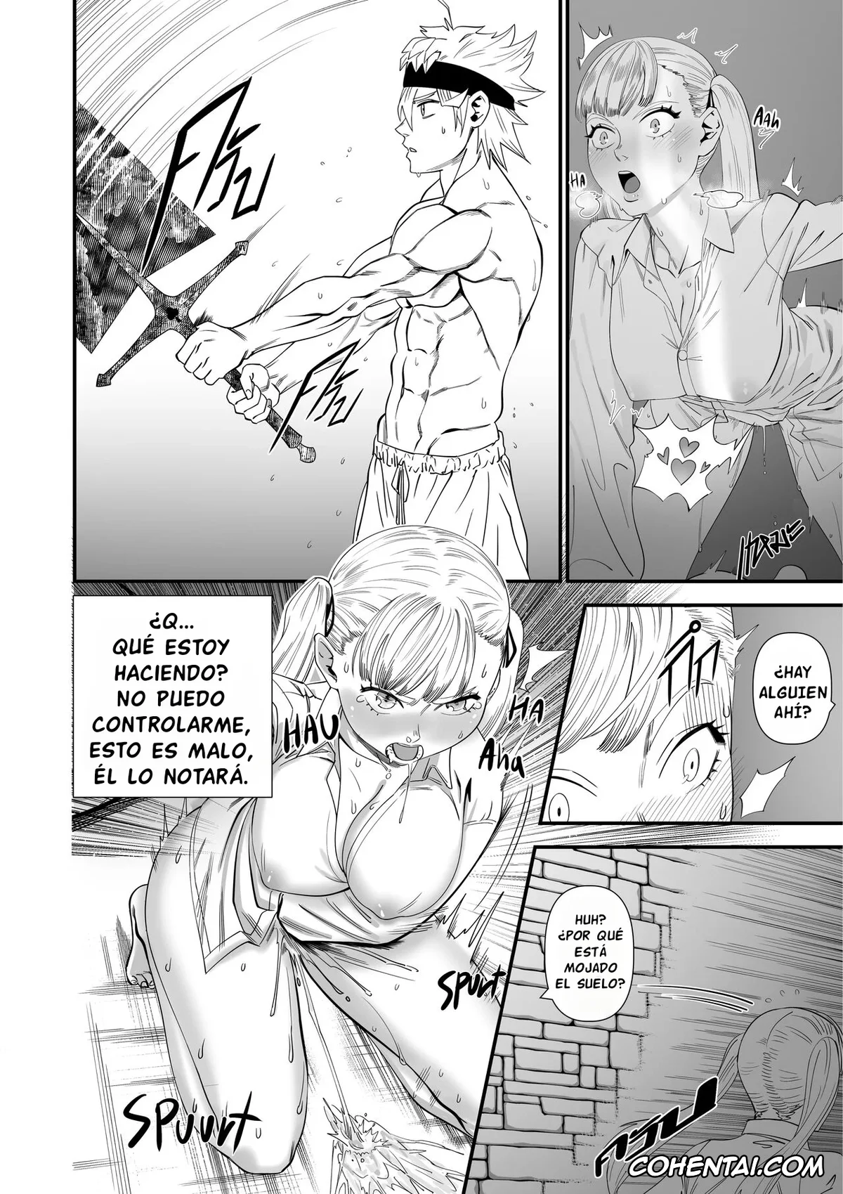 Black Clover xxx, Asta xxx, Noelle Silva xxx, Black CLover Doujin (Black Clover), pagina 4