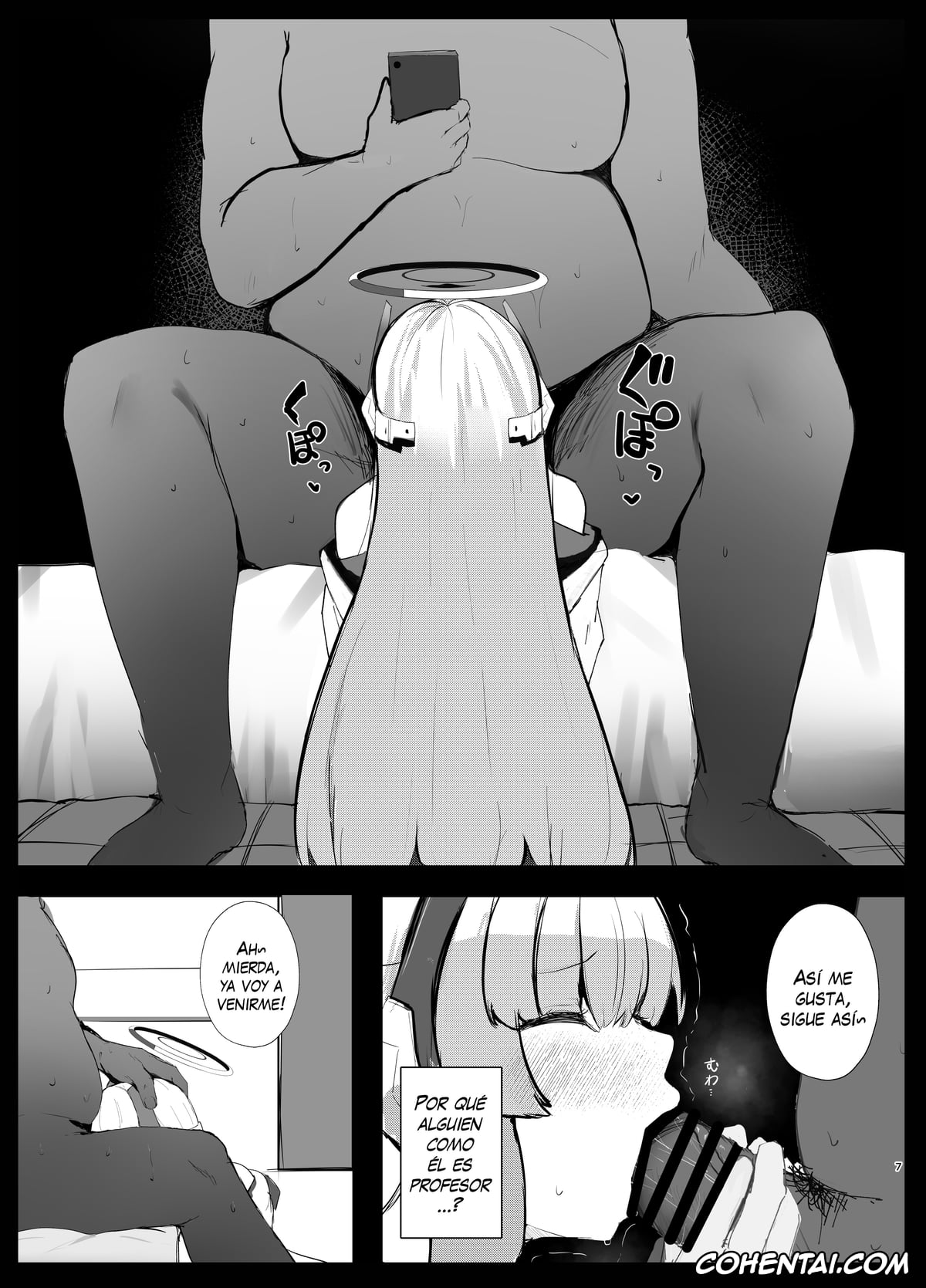 Blue Archive hentai, Noa Ushio hentai, Kimotosu Touban Nisshi (Blue Archive), pagina 6