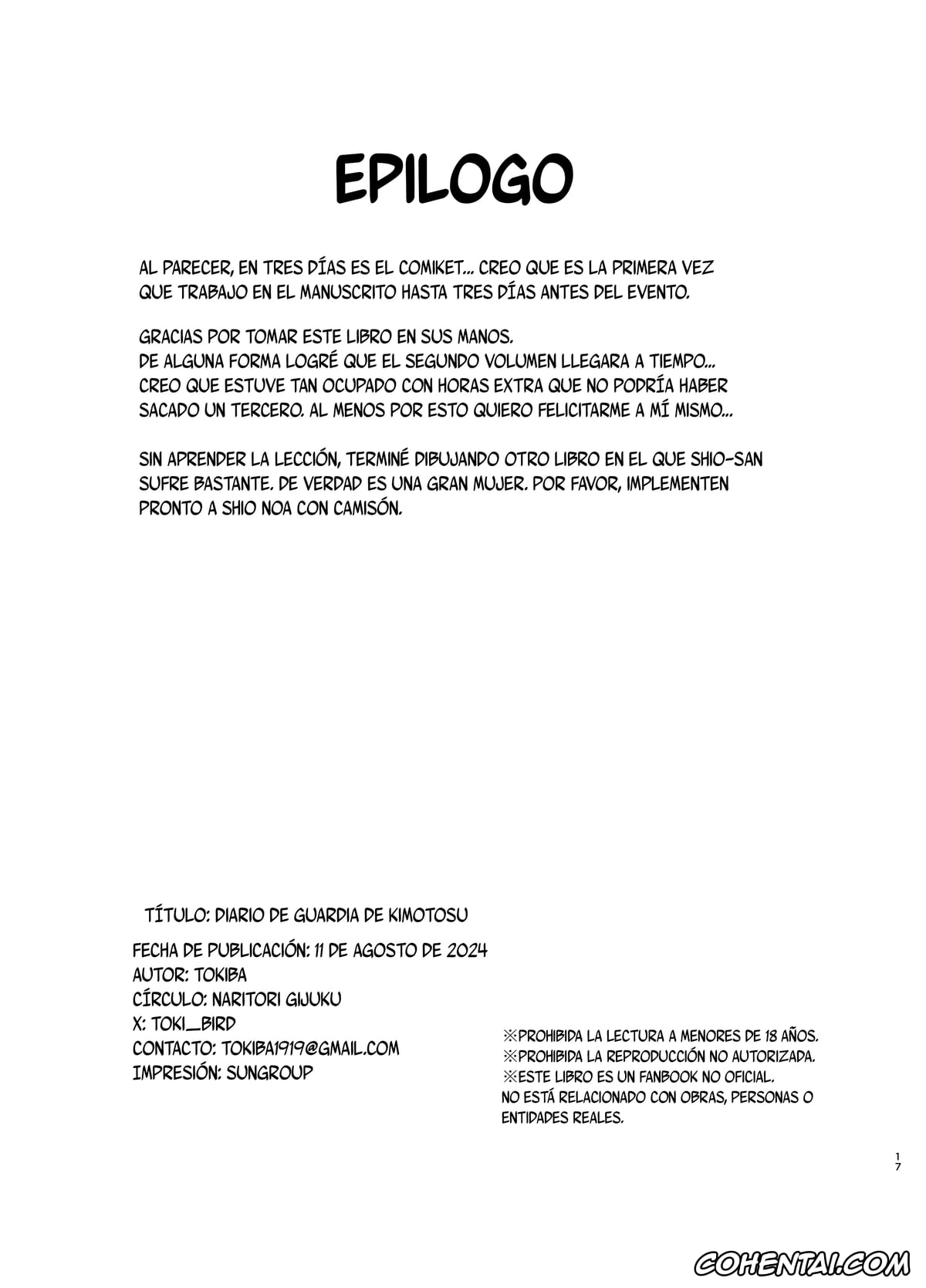 Blue Archive hentai, Noa Ushio hentai, Kimotosu Touban Nisshi (Blue Archive), pagina 15