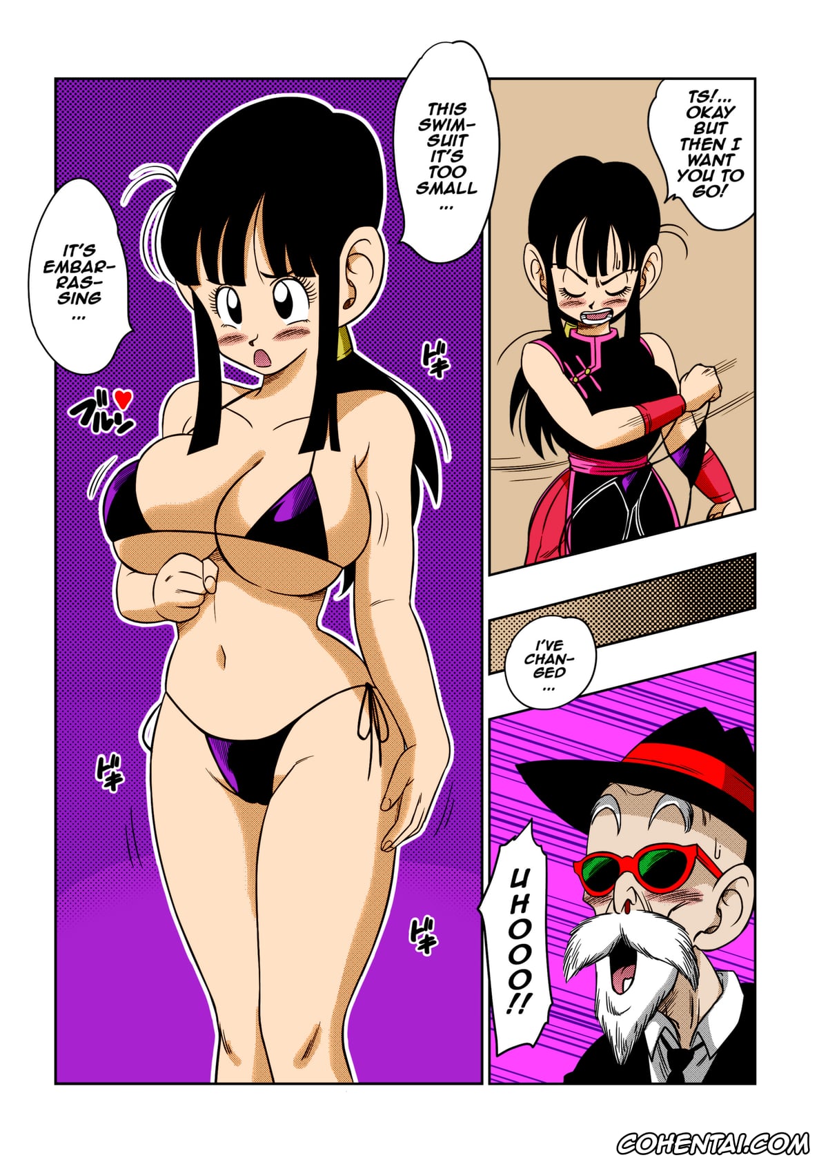 Dragon Ball hentai, Chi Chi hentai, Master Roshi hentai, «An Ancient Tradition» – Young Wife Is Harassed! (Dragon Ball Z), pagina 6