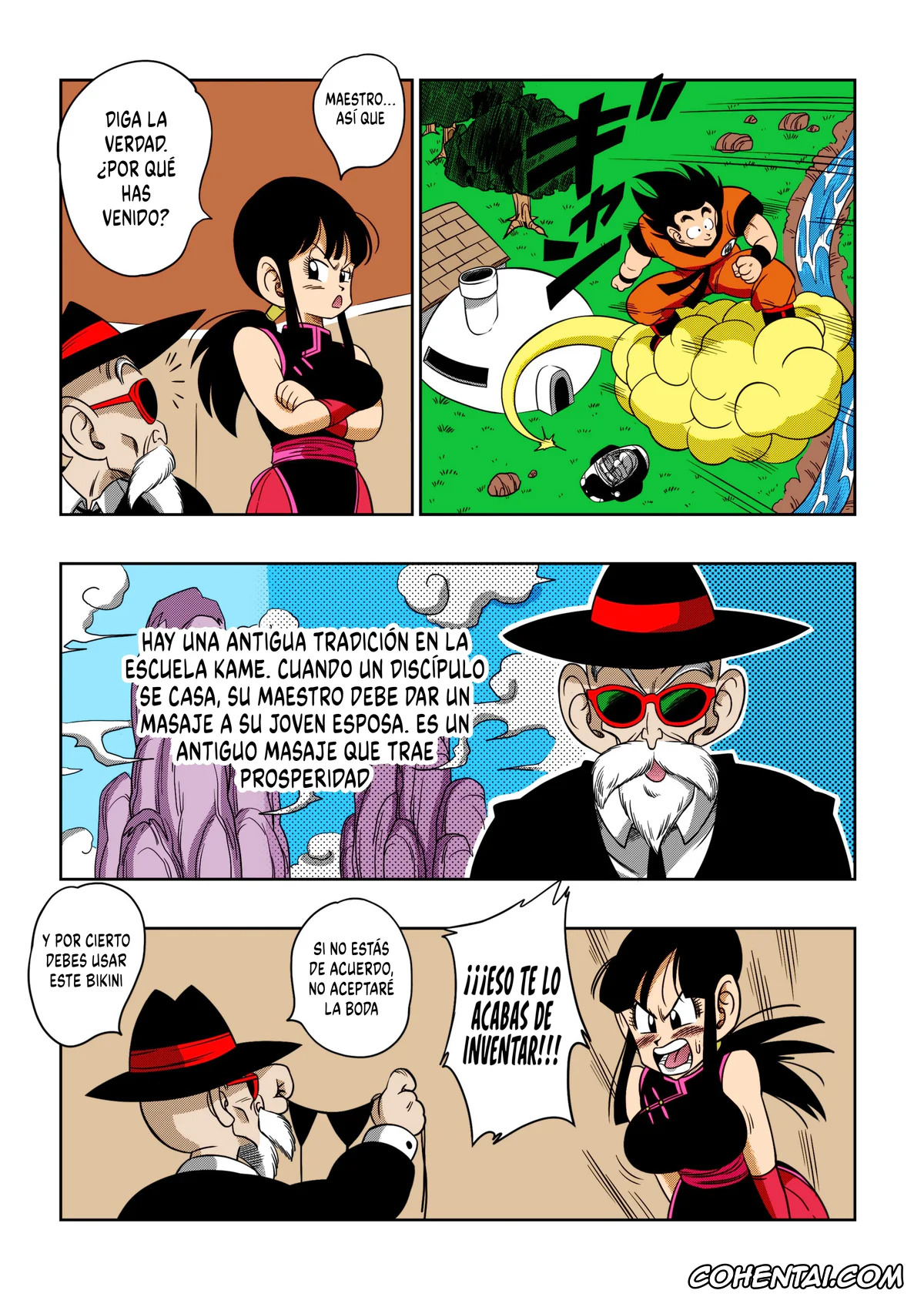 Dragon Ball Z porno, Chi Chi porno, Master Roshi porno, «An Ancient Tradition» – Young Wife Is Harassed! (Dragon Ball Z), pagina 5
