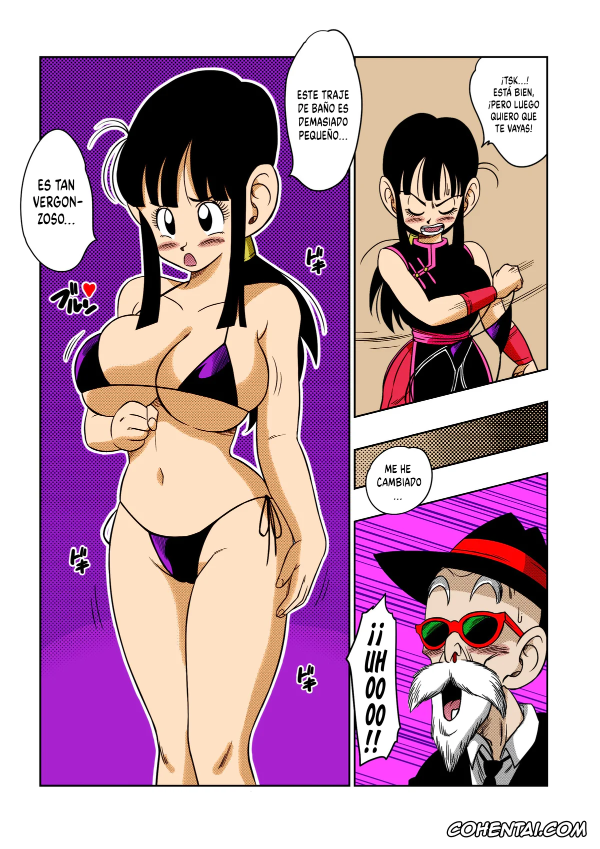 Dragon Ball Z hentai, Chi Chi hentai, Master Roshi hentai, «An Ancient Tradition» – Young Wife Is Harassed! (Dragon Ball Z), pagina 6