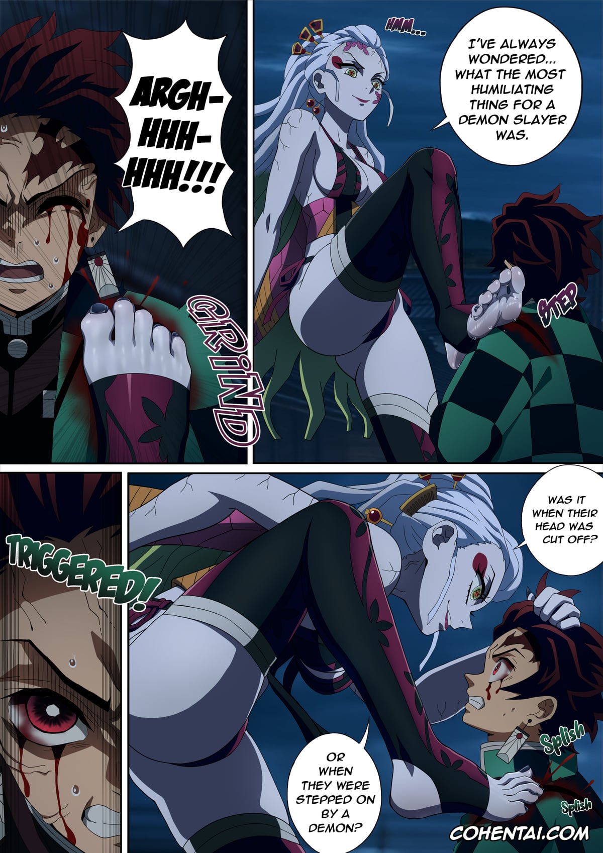 Kimetsu No Yaiba | Demon Slayer hentai, Daki hentai, Nezuko Kamado hentai, Tanjirou Kamado hentai, Daki’s Blood Demon Art: Trample 1+2 (Kimetsu no Yaiba), pagina 6
