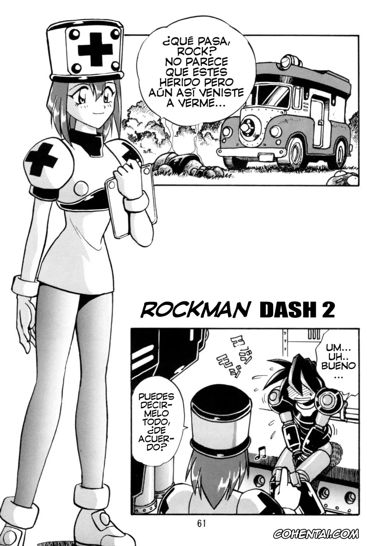 Mega Man Legends | Rockman Dash xxx, Roll Caskett xxx, Tron Bonne xxx, Rock Buster Go Shot!! (Rockman DASH), pagina 61