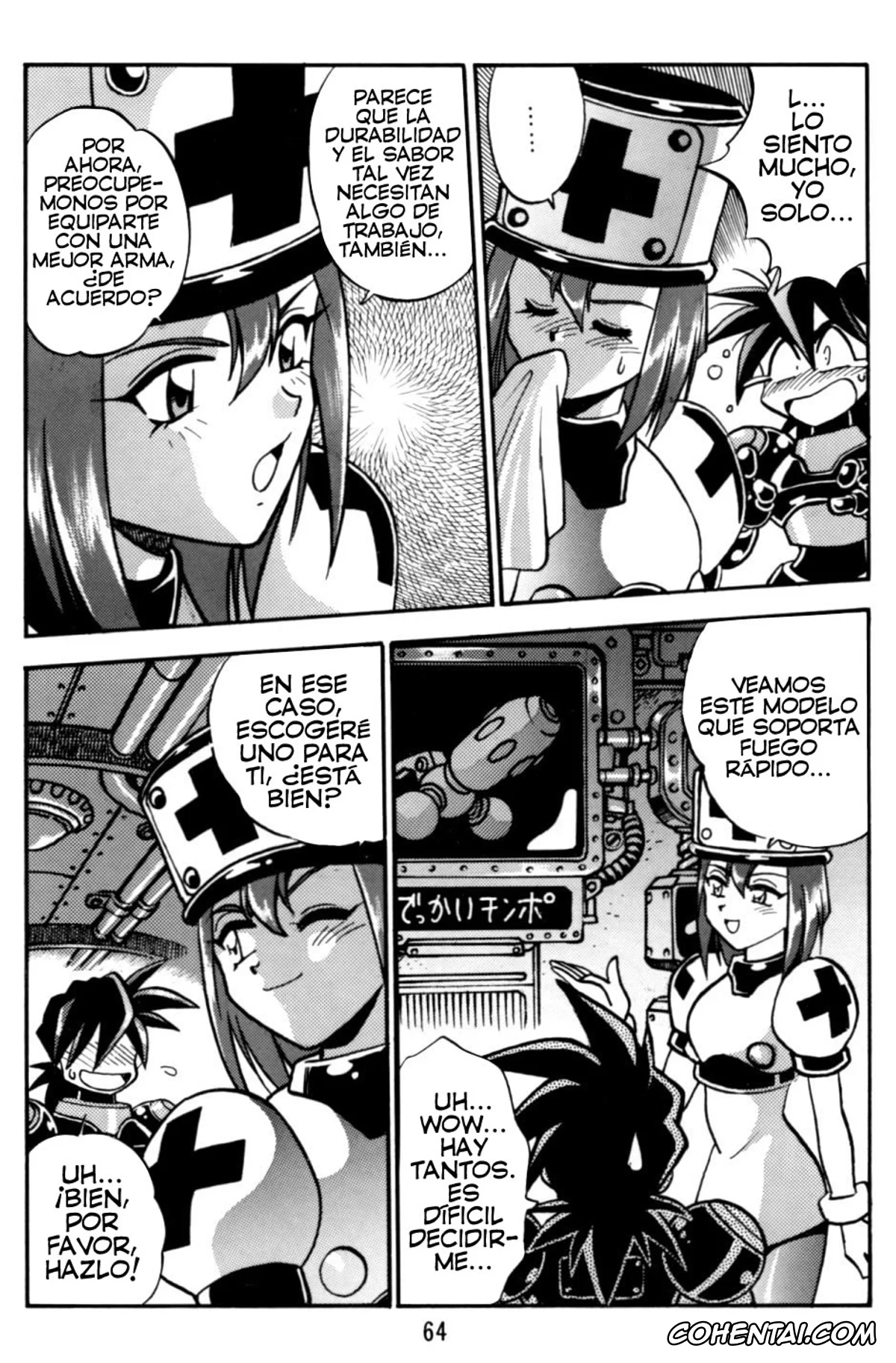 Mega Man Legends | Rockman Dash xxx, Roll Caskett xxx, Tron Bonne xxx, Rock Buster Go Shot!! (Rockman DASH), pagina 64