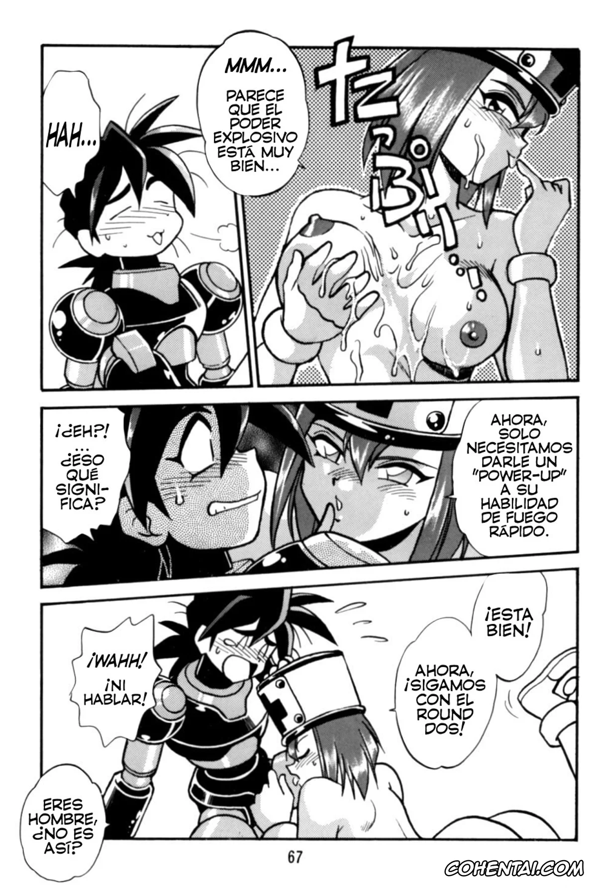 Mega Man Legends | Rockman Dash xxx, Roll Caskett xxx, Tron Bonne xxx, Rock Buster Go Shot!! (Rockman DASH), pagina 67