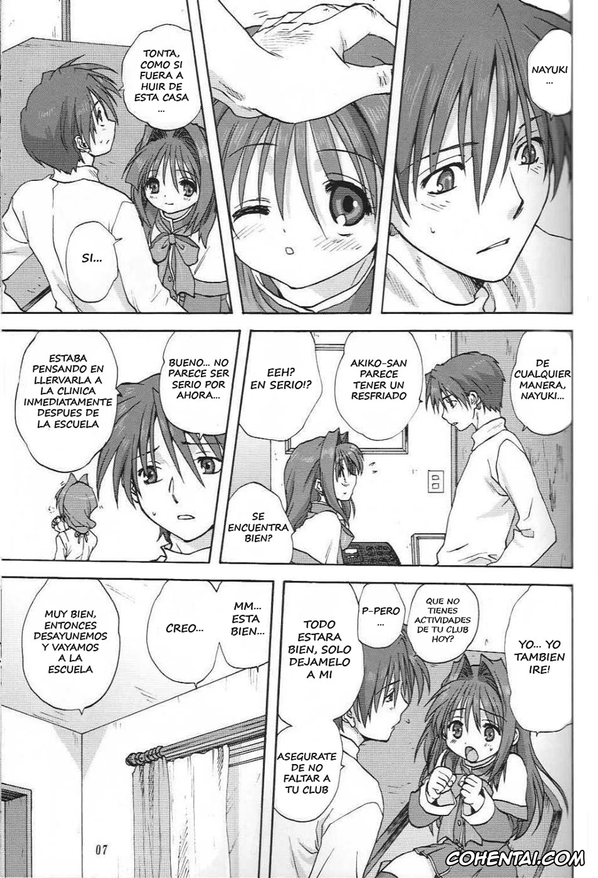 Kanon hentai, Akiko Minase hentai, Yuuichi Aizawa hentai, Akiko-san to Issho 2 (Kanon), pagina 6