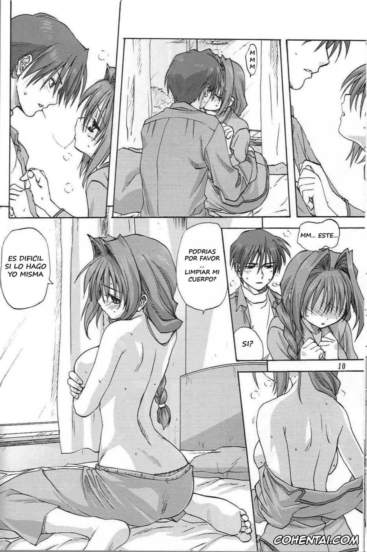 Kanon hentai, Akiko Minase hentai, Yuuichi Aizawa hentai, Akiko-san to Issho 2 (Kanon), pagina 9