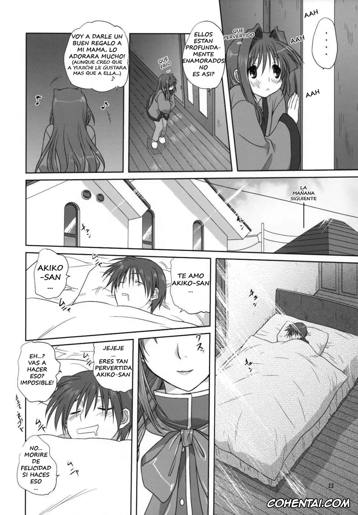 Kanon hentai, Akiko Minase hentai, Yuuichi Aizawa hentai, Akiko-san to Issho 3 (Kanon), pagina 21