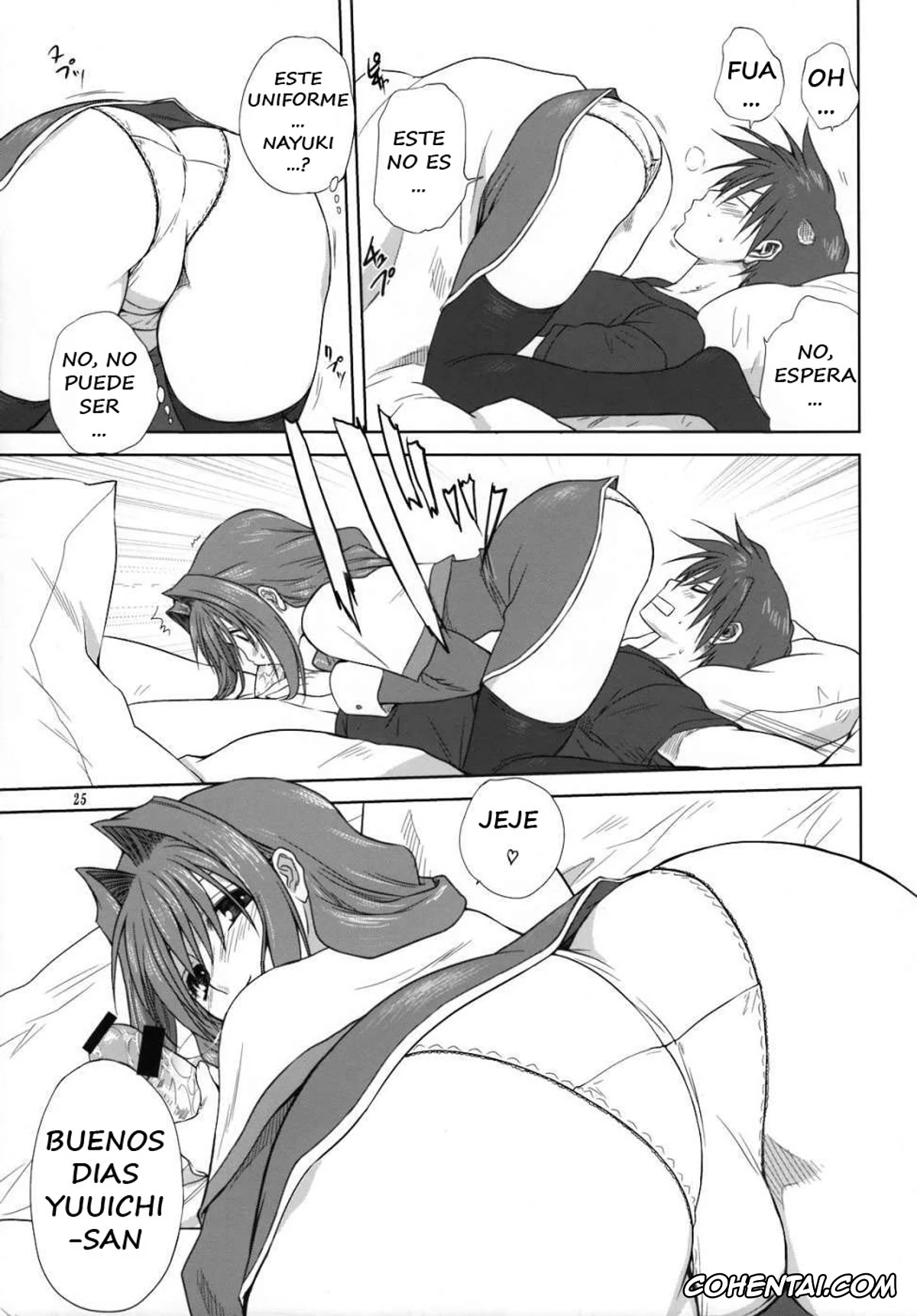 Kanon hentai, Akiko Minase hentai, Yuuichi Aizawa hentai, Akiko-san to Issho 3 (Kanon), pagina 24