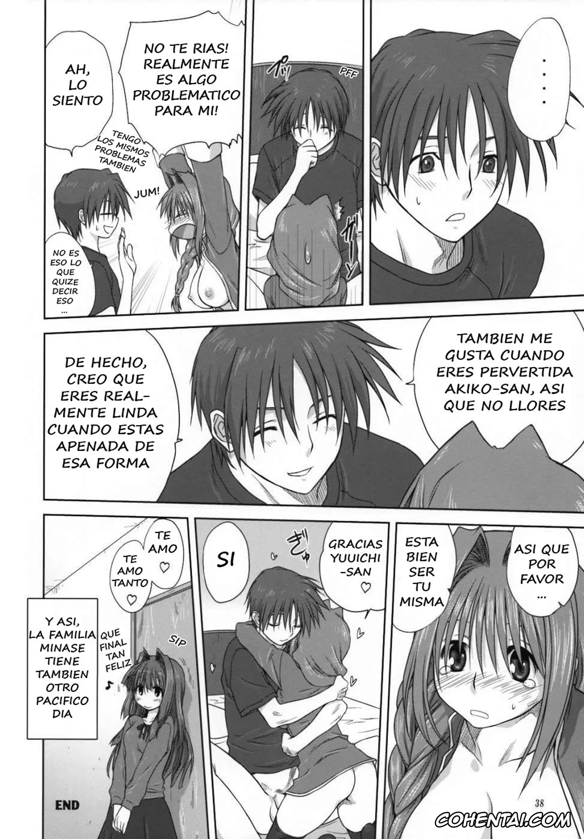 Kanon xxx, Akiko Minase xxx, Yuuichi Aizawa xxx, Akiko-san to Issho 3 (Kanon), pagina 37